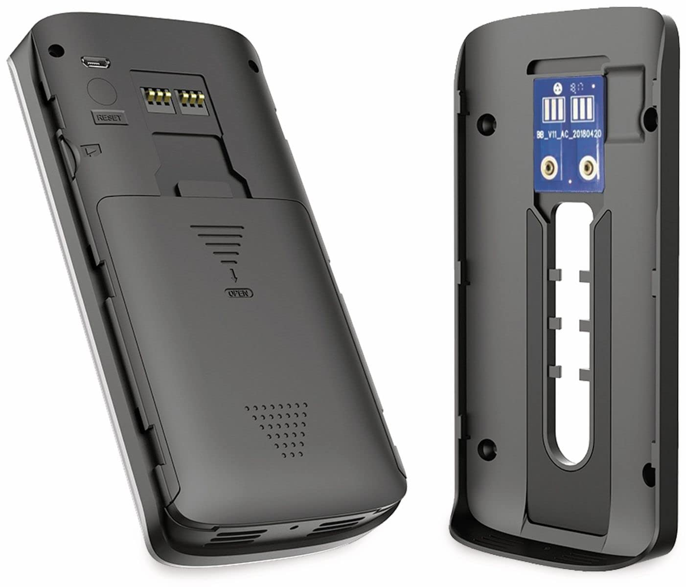Denver Video-Türklingel VDB-110 - Doorbell Video-Türsprechanlage mit WLAN-Funktion und Innenklingel, Bewegungserkennung, 720P-Kamera, Verbindung mit Handy, kostenlose App für Android und iOS