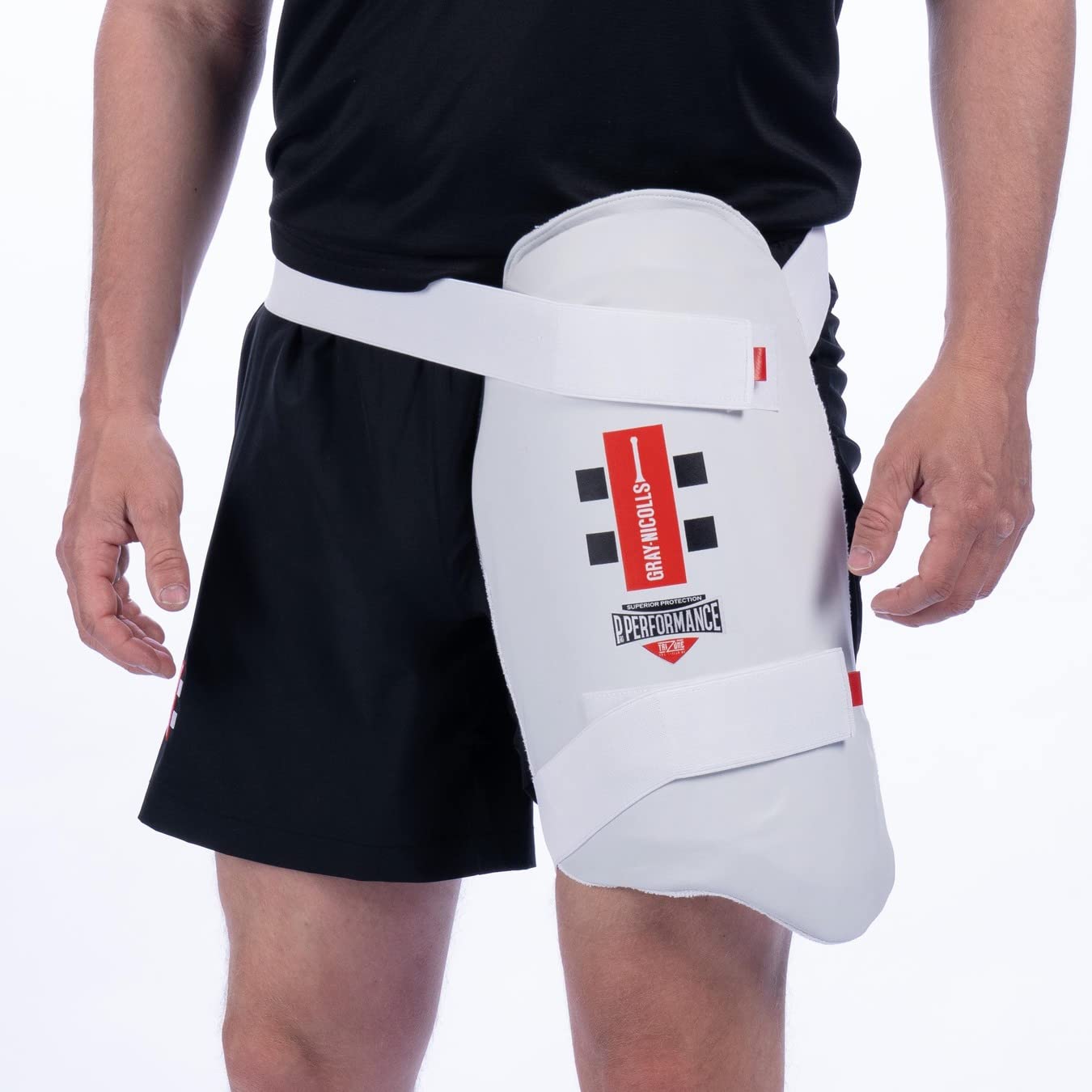 GRAY NICOLLS All-In-One Protecteur de cuisse pour Cricket, 10-15 ans - Droit