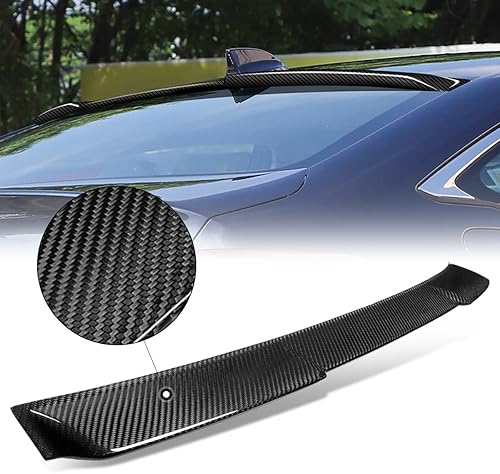 Miniatura 6 de DNA MOTORING 2-RSP-6431-CF - Alerón de techo de fibra de carbono compatible con Honda Civic Sedan 2022-2023, color negro