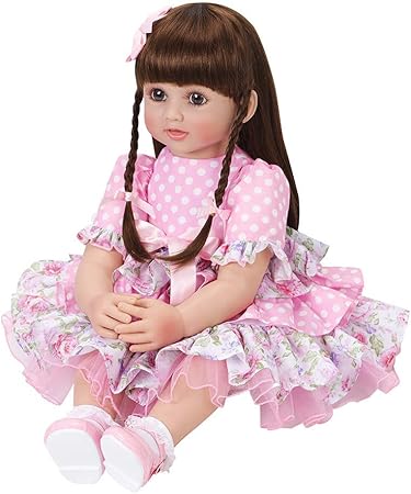 Amazon Pursuebaby リアルなリボーンドール 24インチ 60cm リアルな見た目 リボーンドール 女の子 メリンダ 柔らかい布のボディドール 長い茶色の髪付き 女の子遊び人形 おもちゃギフト おもちゃ おもちゃ Amazon Pursuebaby リアルなリボーンドール 24インチ 60cm リアルな見た目 リボーンドール 女の子 メリンダ 柔らかい布のボディドール 長い茶色の髪付き 女の子遊び人形 おもちゃギフト おもちゃ おもちゃ