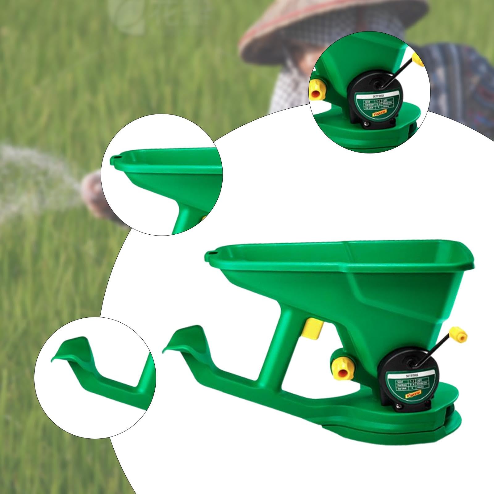 Spandiconcime Portatile per Semi, spandiconcime per fertilizzanti, Strumento per Il trapianto, Pratico ed efficiente, Robusto per e Attrezzi da