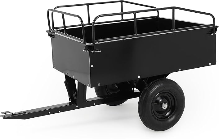 750 LB Heavy Duty Steel Dump Cart Trailer 750 LB Heavy Duty Steel Dump Cart Trailer