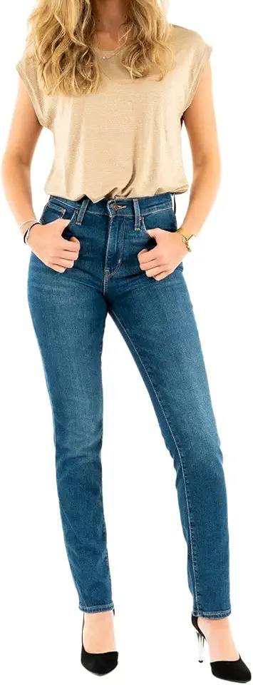 Levi's Damen 724 High Rise Straight Jeans