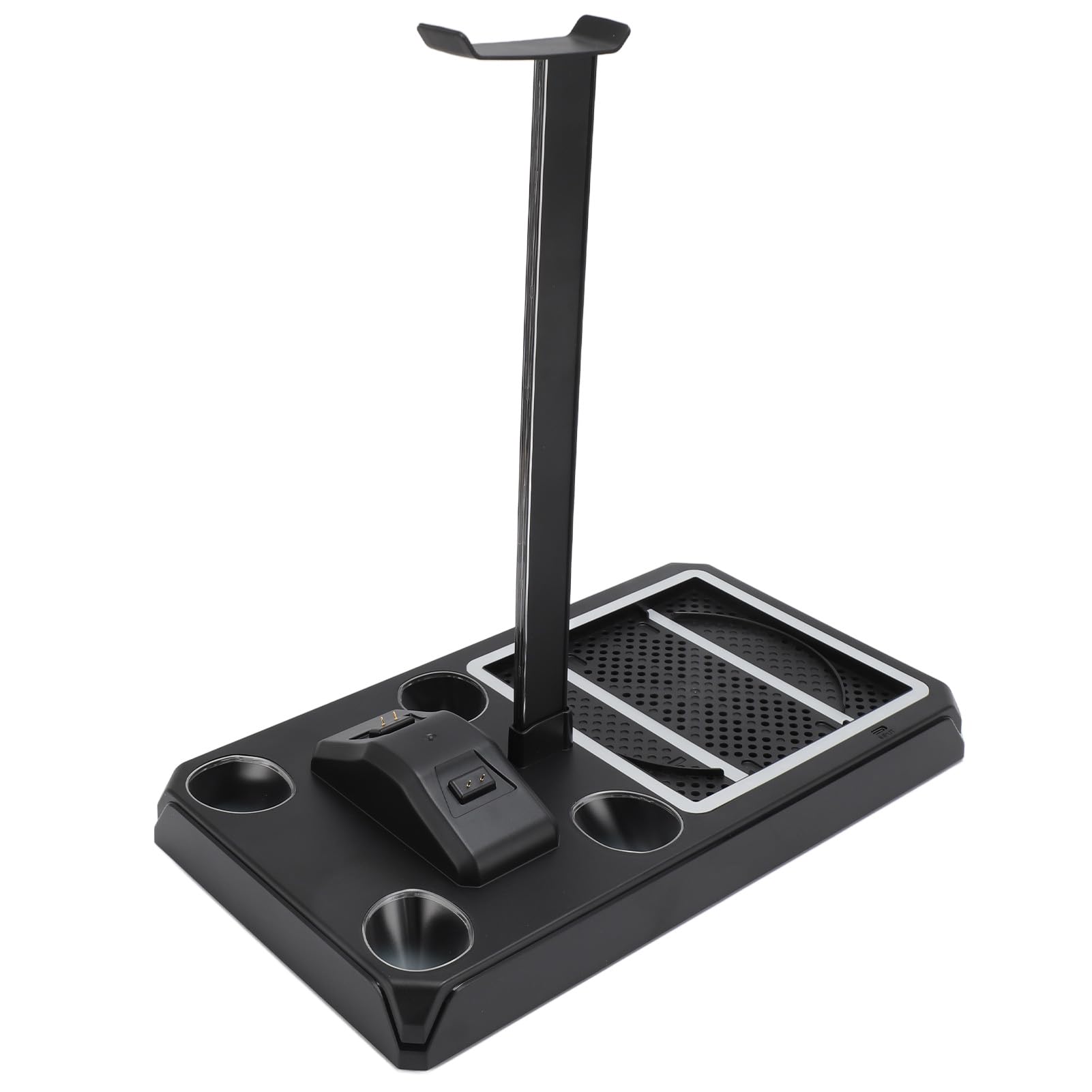 Estación de Carga del Ventilador de Enfriamiento de RGB para la Serie X de X, el de Refrigerador de la Muelle de Carga Dual Vertical con el Gancho de Auriculares de 12 Ranuras para la