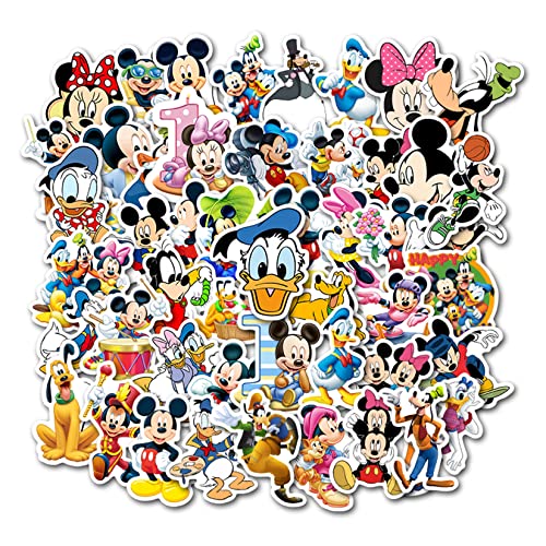 50Pcs Hot Disney Mickey Mouse Stickers for Water Bottle Cup Laptop Guitar Car Motorcycle Bike Skateboard Luggage Box Vinyl Waterproof Graffiti Patches JHSL - Image 3