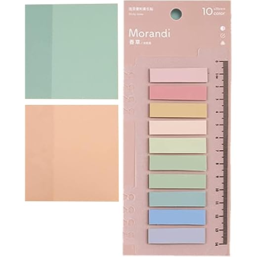 IMPRINT Morandi Pastel Sticky Tabs 3x3 Inch