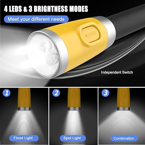Miniatura 10 de Ledgle Luz LED para libros recargable 5luces LED con clip de enganche para lectura luz para viajes iluminación de tareas 375 lux 2niveles de brillo