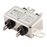 uxcell AC 115/250V 10A CW1B-10A-T Noise Suppressor Power EMI Filter