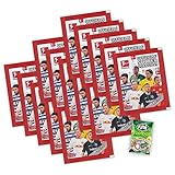 + Fini Football Gum Fußball Bundesliga Sticker Saison 2018 2019 - 15 Booster 75 Sammelbilder + Fini Football