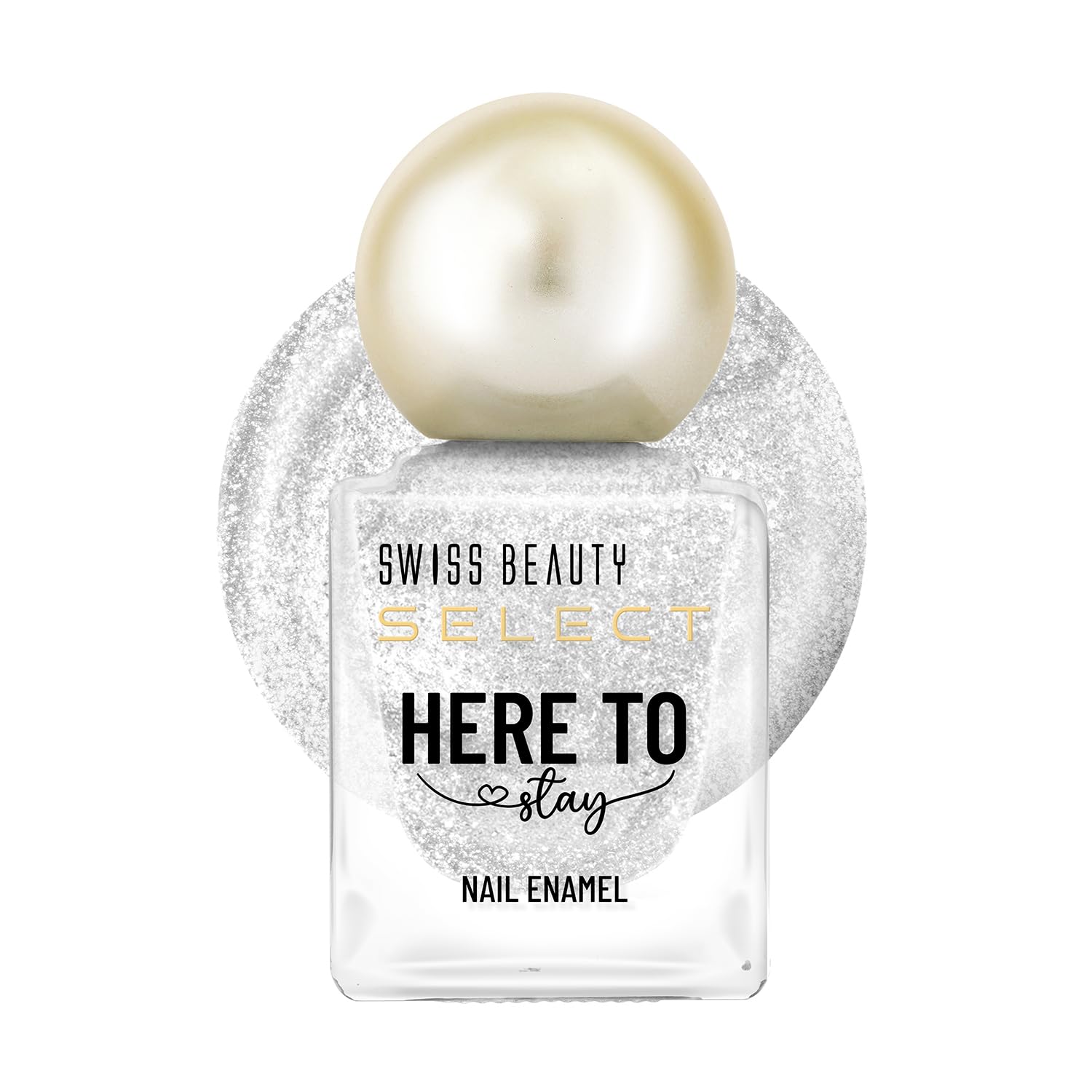 Swiss Beauty Select Here to Stay Nail Enamel with High gloss finish | Waterproof & Long-Lasting | Non - stain chip resistant | Shade- Chunky Silver, 12ml |-picture-34