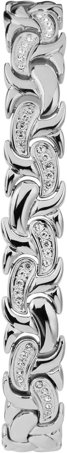 Timex Classic 19 mm Orologio da Polso da Donna, Silver Tone Timex Classic 19 mm Orologio da Polso da Donna, Silver Tone