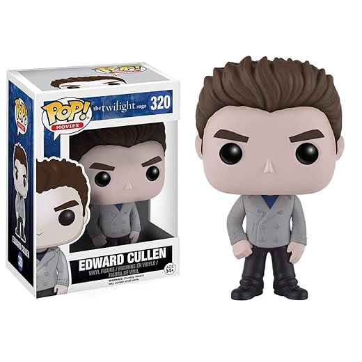 Funko Pop Movies: Twilight - Edward Cullen Action Figure,Multi-Colored,3.75 Inches