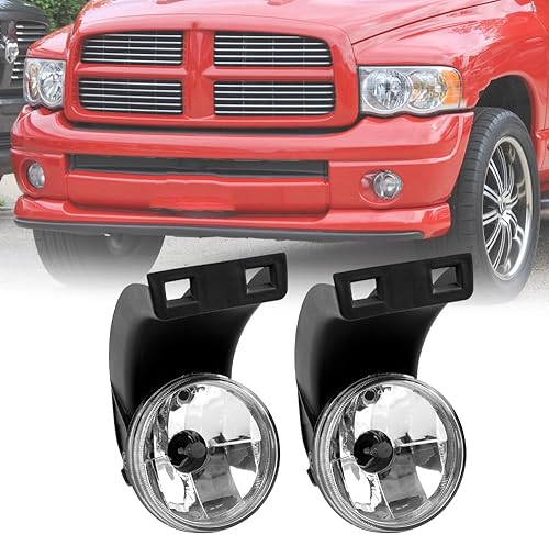 GRAND ORANGE Luces antiniebla para parachoques compatibles con Dodge Ram 15001994-2002 Dodge Ram 2500 3500 19534501 19534601 CH2592109 CH2592109