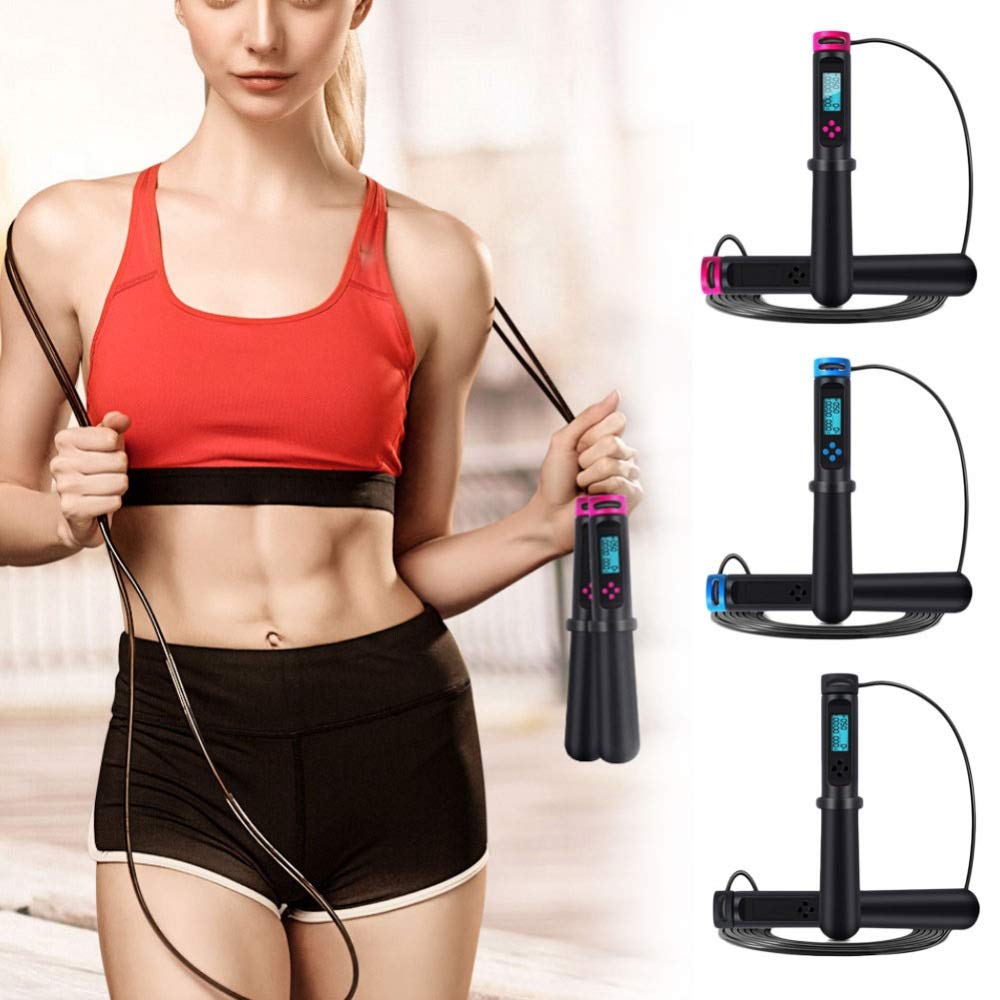 Smart Jump Rope Calorie Conteggio Elettronico Saltare Fitness Perdita di Peso Esercizio Attrezzature
