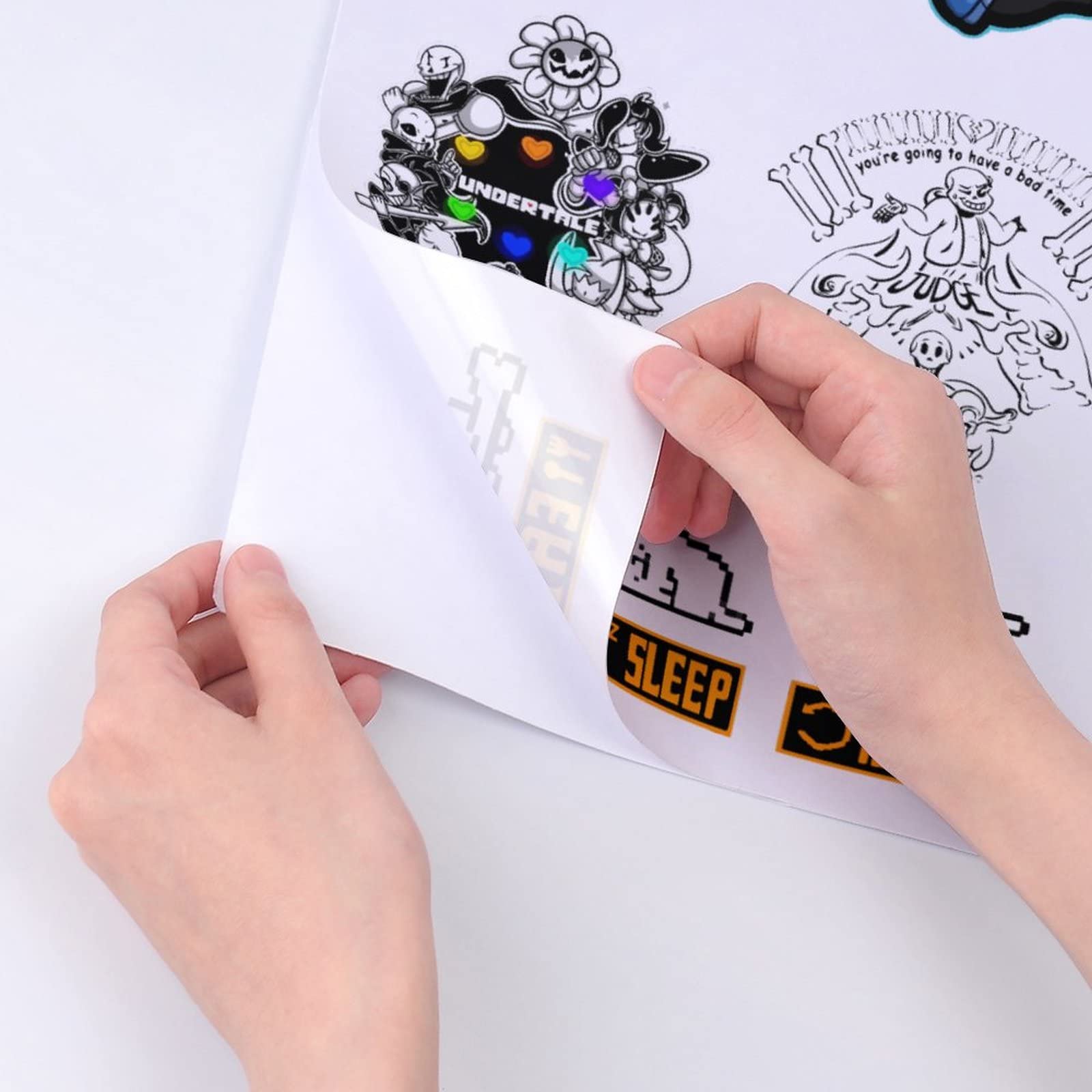 undertale　紙製雑貨　戌年　特典　犬みくじ　4点セット＋ステッカー Amazon.co.jp: 防水ステッカーセット アンダーテール 犬
