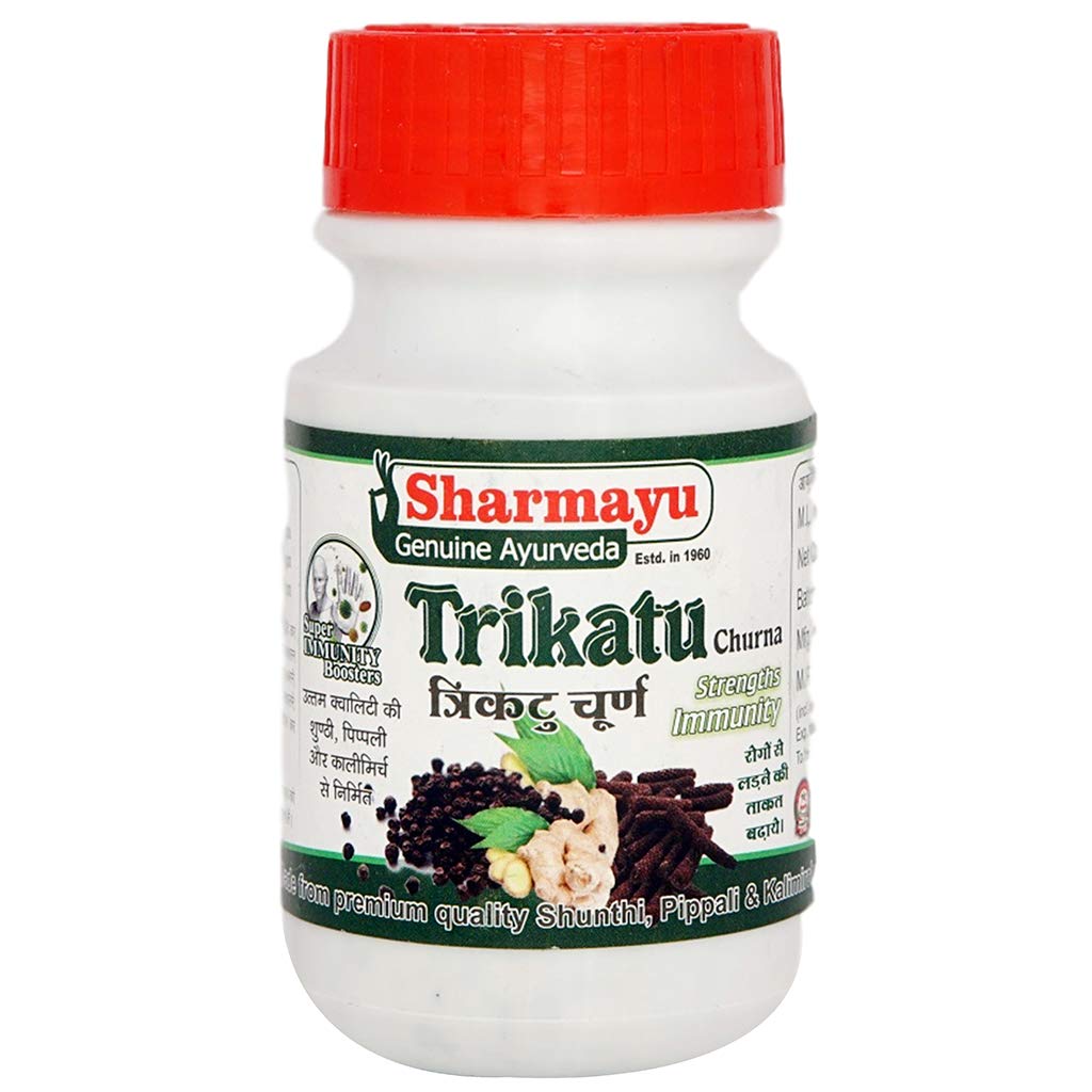 SHARMAYU TRIKATU CHURNA, 100 GM
