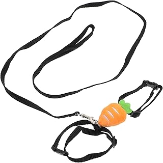 Ipetboom Trela De Coelho Trela De Hamster Colete Ao Ar Livre Transportador De Animais De Estimação Estilingue Arnês De Coelho Com Trela Colete De Ouriço Arnês Trela De Coelho Pano Arnês