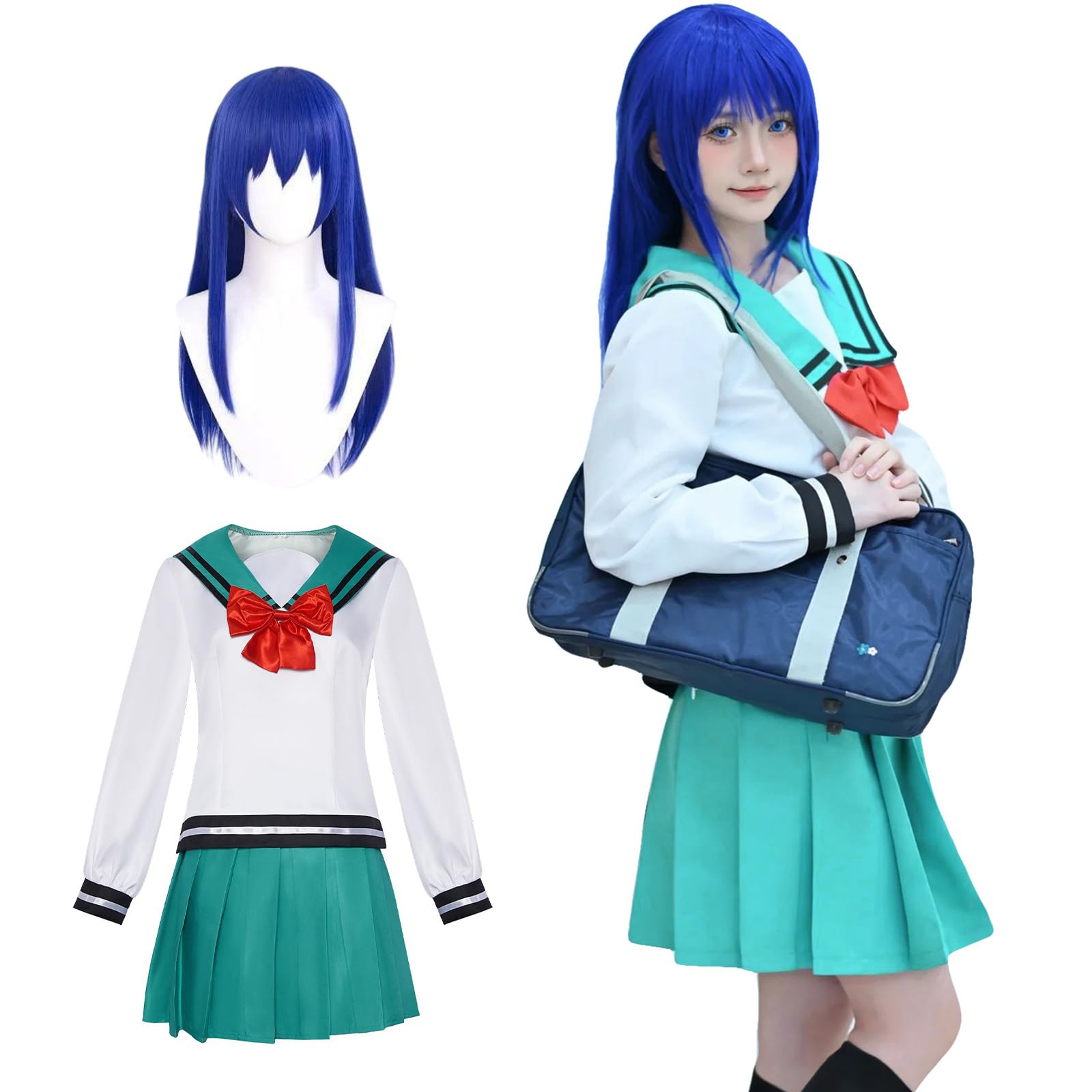 Amazon.co.jp: [神併良品] 照橋心美 コスプレ ウィッグ付き 高校生