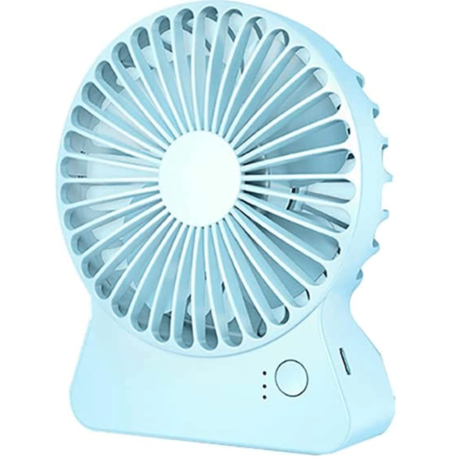 Ventilatore Elettrico Mini Ventilatore con Cavo USB Ventilatore Portatile Alimentato a Batteria Ventilatore Portatile Portatile Silenzioso a 3 velocità Ventola Personale da Tavolo per Un Migliore