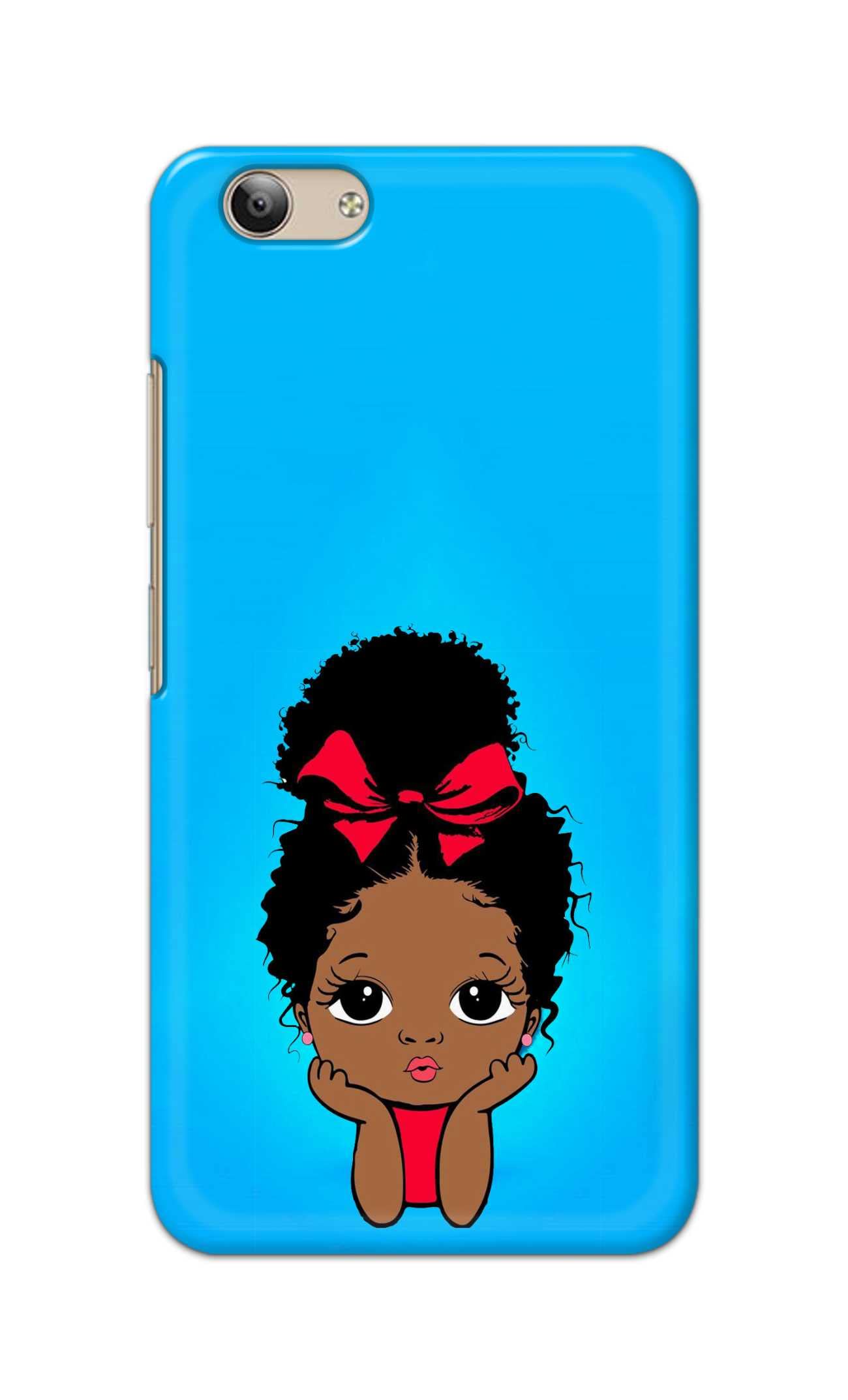 TweakyMod Designer Printed Hard Case | Baby Curls Back Cover Compatible with VIVO Y53