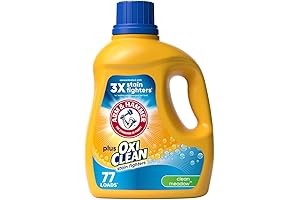 Arm & Hammer Plus OxiClean Clean Meadow Liquid Laundry Detergent: Affordable and Effective Laundry Solution