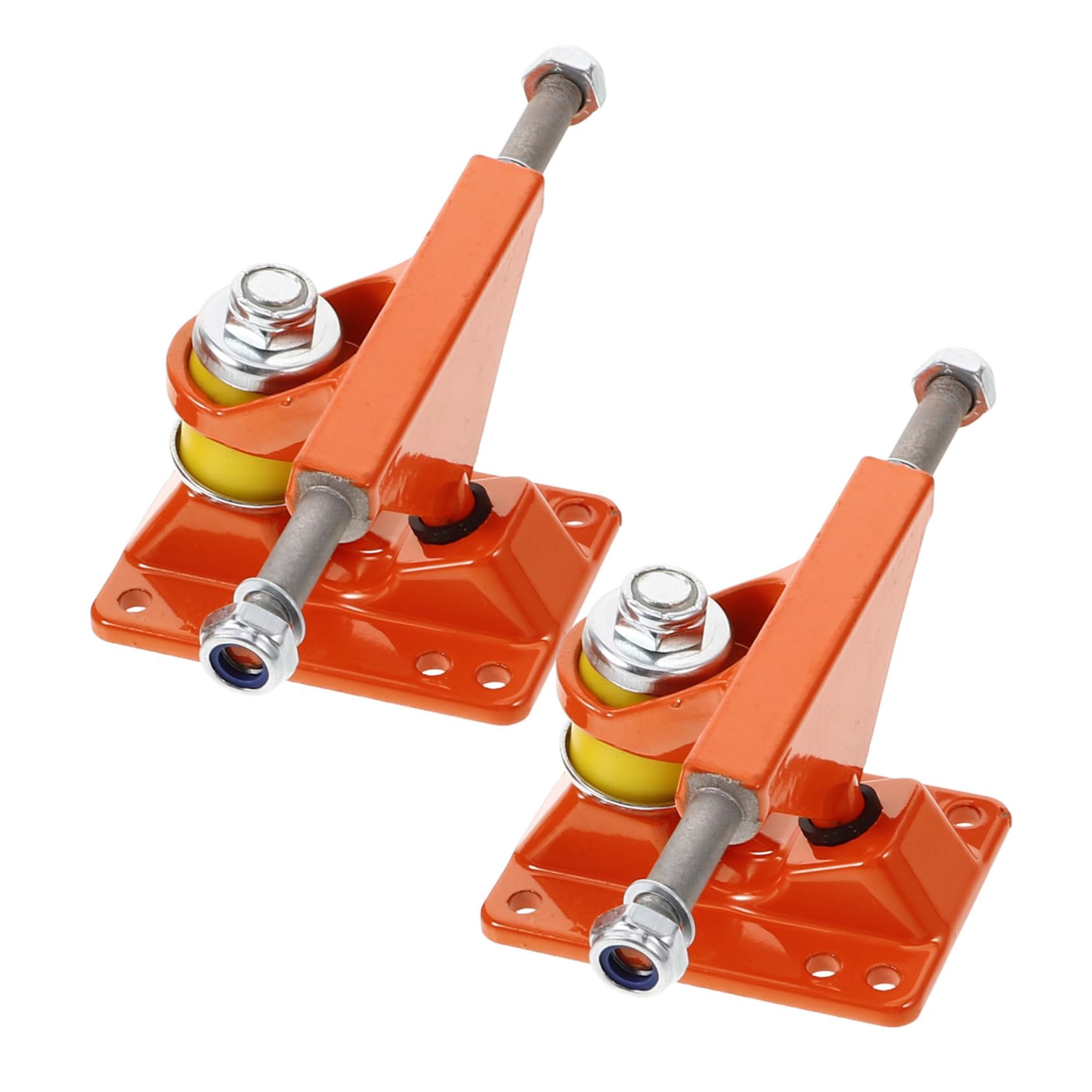 INOOMP Skateboard for Boys and Girls 2pcs Independent Trucks Vibrant Orange 3.25 Wheels