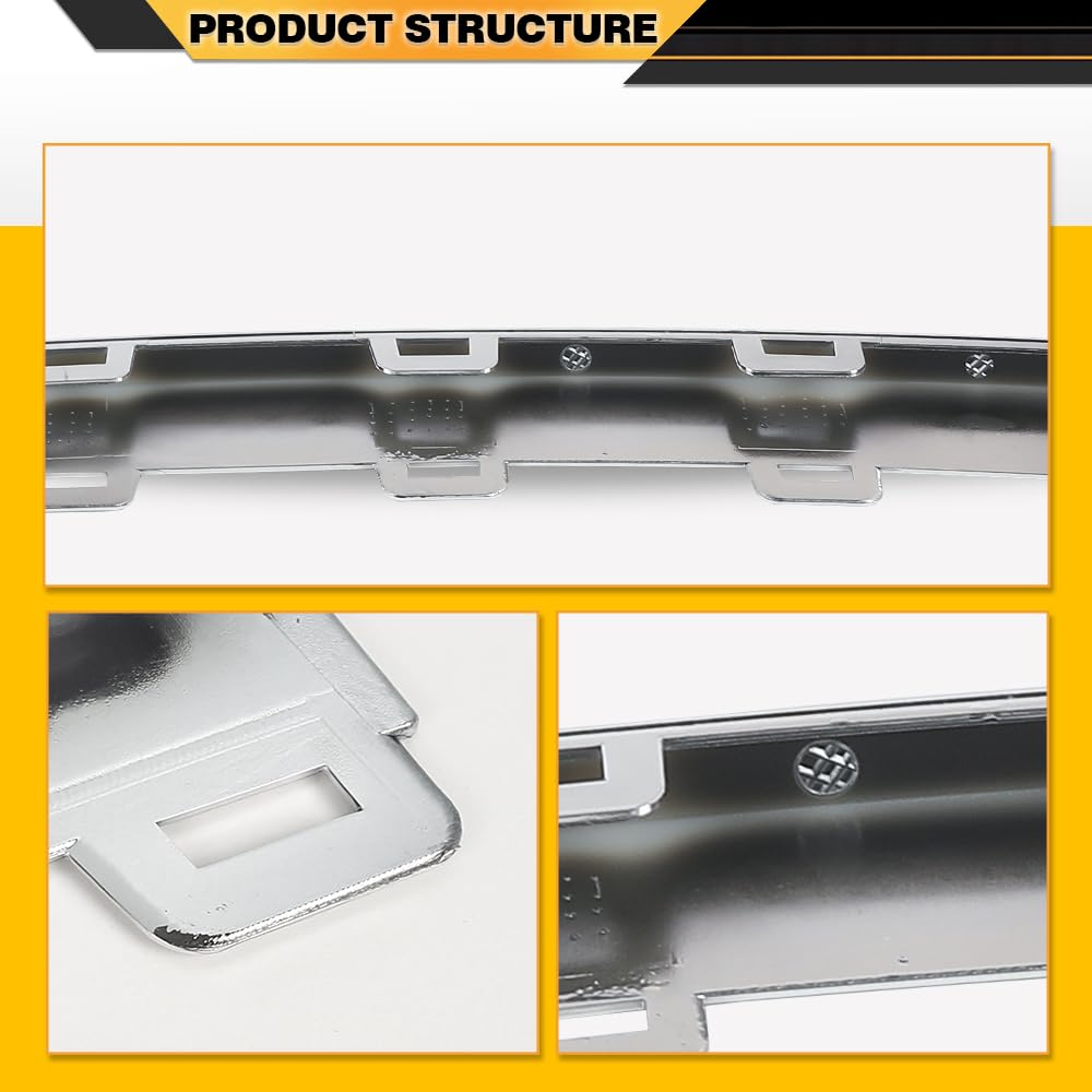 GMC Acadia 2013-2016 Front Bumper Trim – Chrome Molding Cover – Driver/Passenger – Gplusmotor