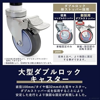 Amazon.co.jp: ステンレス 作業台 キャスター付き 業務用 調理台