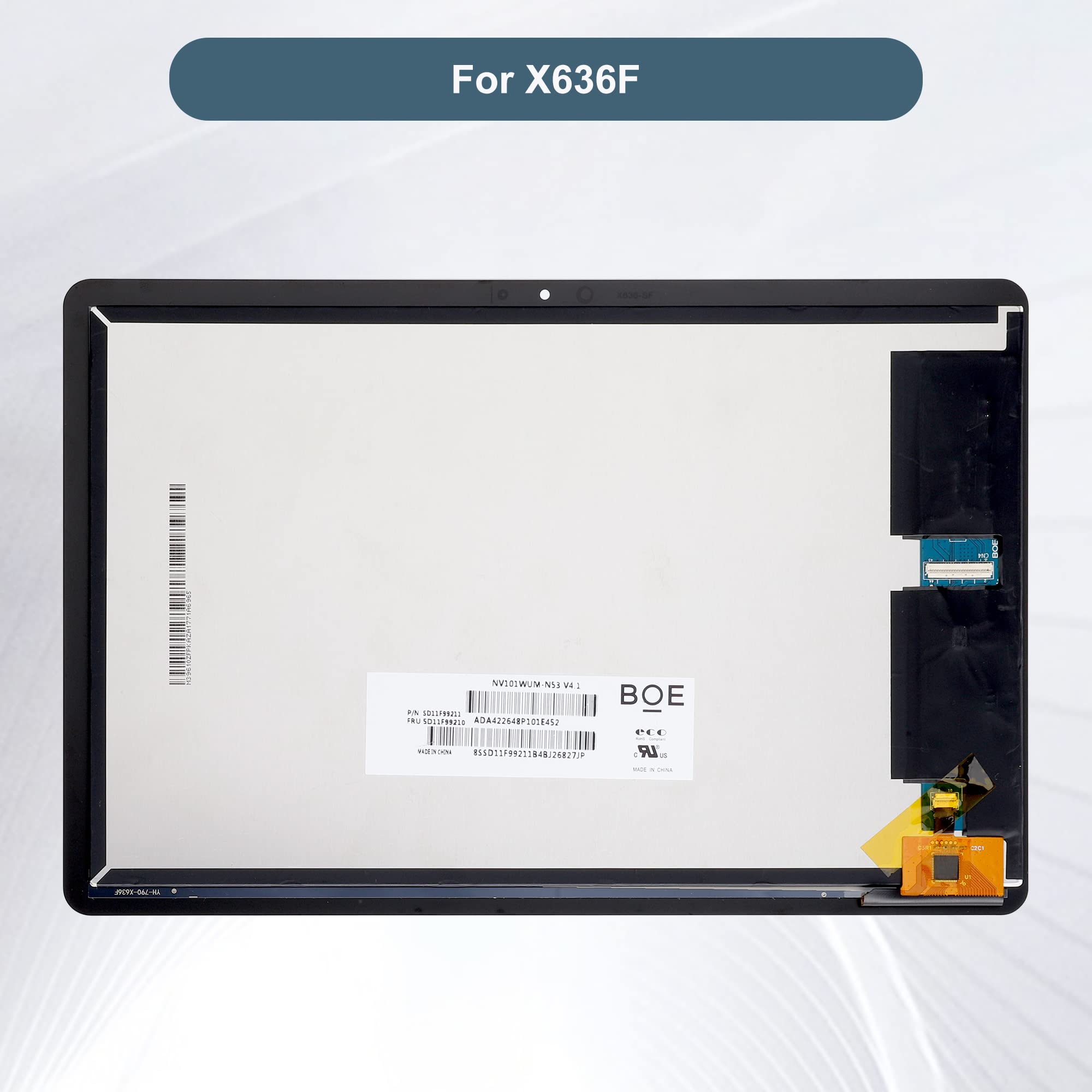 Original 10.1 For For Para Lenovo Chromebook Duet Display Lcd Tela De Toque Digitador Assembléia - Foto 11