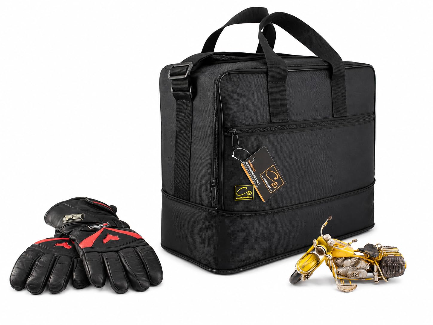 Innentasche passend für BMW F800GS ADV (K72) & (K75) R1200GS ADV (K25) mit ALU-Koffer Links, Touratech ZEGA CASE PRO & EVO 38ltr., Touratech ZEGA CASE 35ltr.