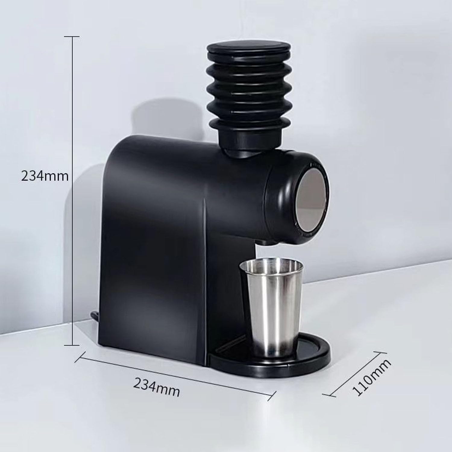 Elektryczny Młynek Do Kawy, 8-stopniowa Regulacja Mielenia, Ostrze Ze Stali Nierdzewnej 48 Mm, Przenośny Ekspres Do Kawy Domowej, świeżo Zmielone Ziarna Kawy (White)