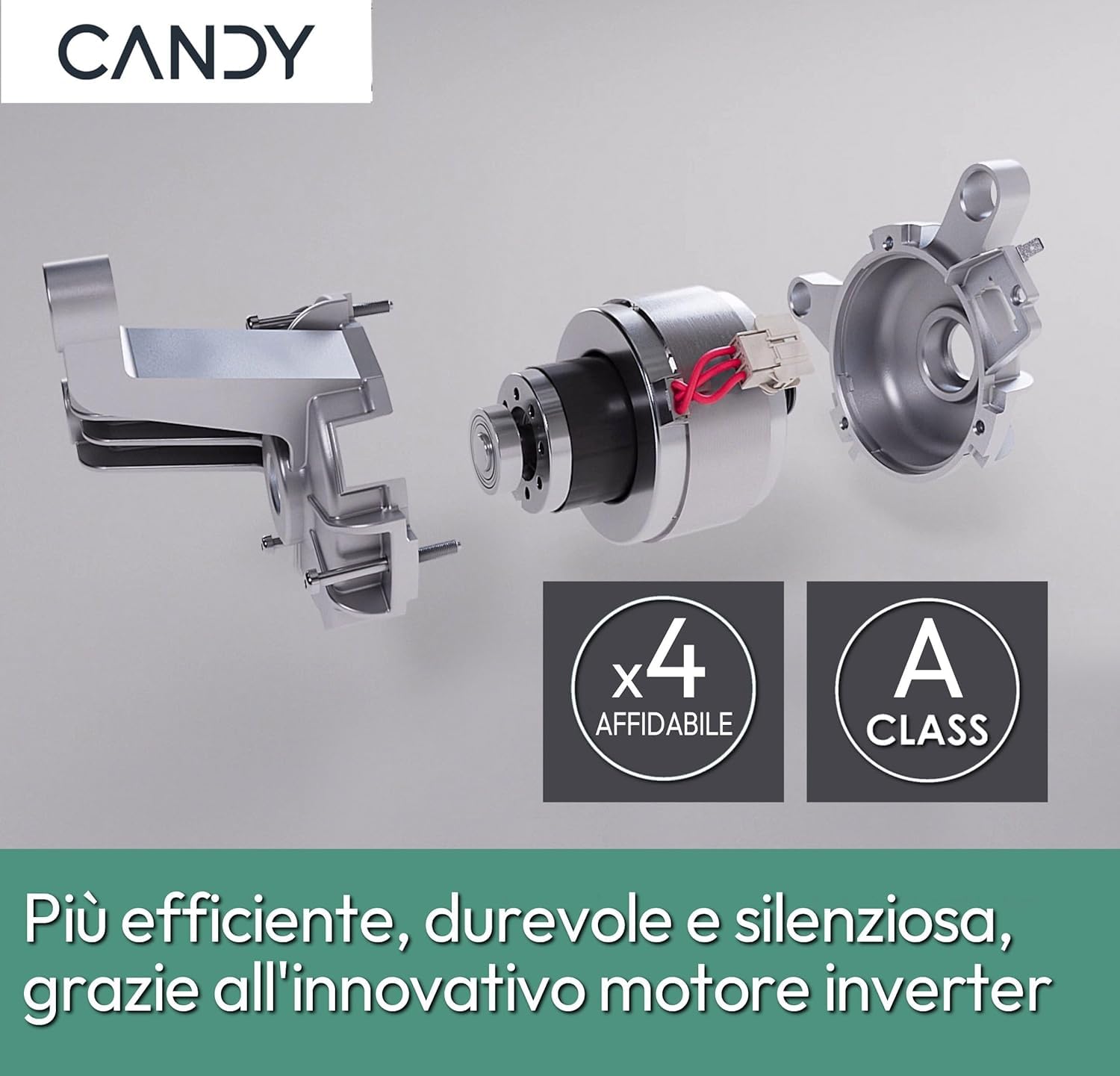 Candy RapidÓ PRO RP 4116BWMBC/1-S Lavatrice Caricamento Frontale 11 kg 1400 Giri/min Bianco, 15+1 programmi, Controllo remoto avanzato e contenuti extra (Wi-Fi + BLE), L x P x A (cm) 60x62x85