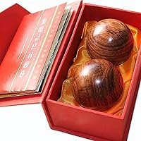 Vista 3 de Baoding Balls Chinese Balls Chinese Healthy Sports Massage Ball. Fitness Ball Meditation Ball(Color:b)