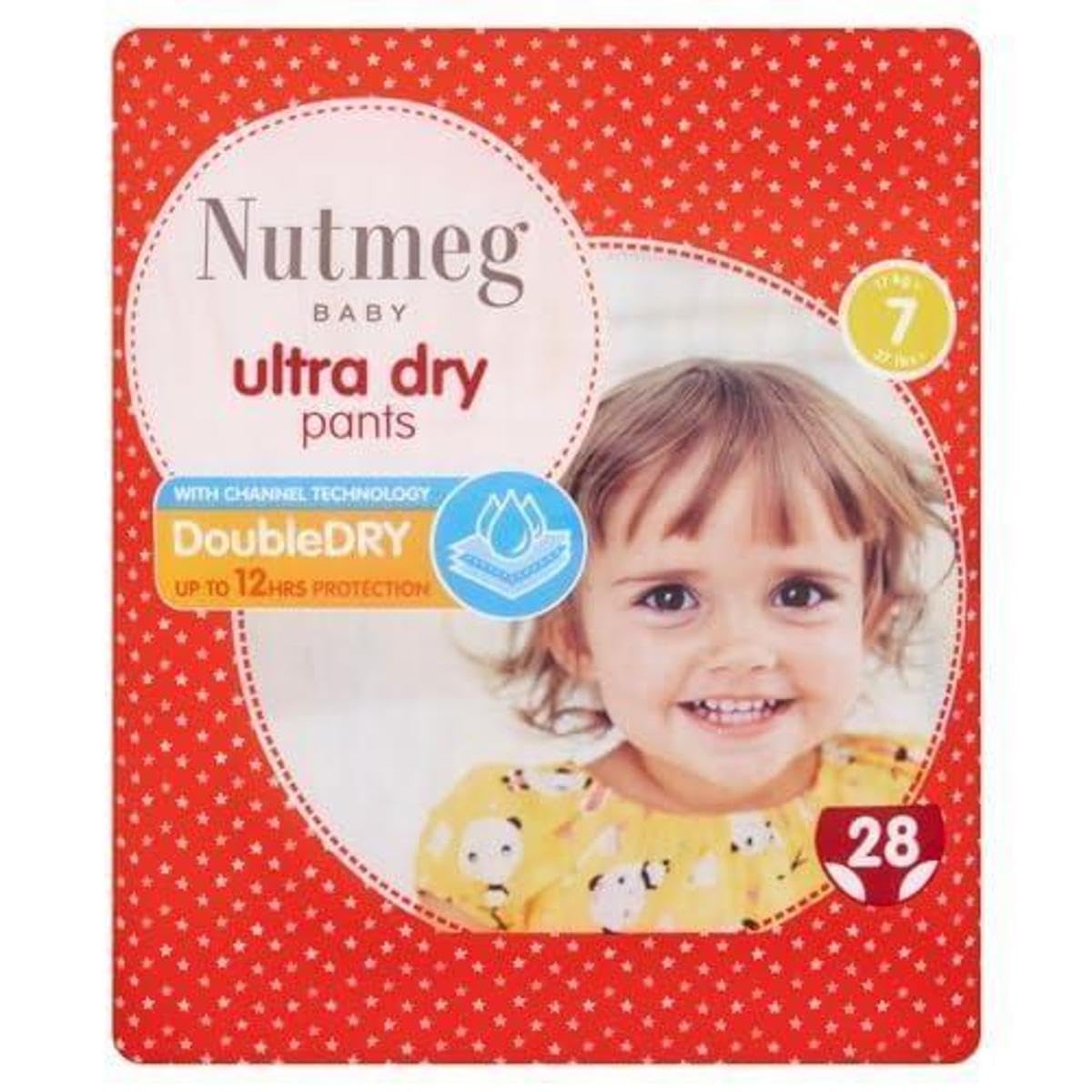 Nutmeg Ultra Dry Pants Size 7 28pk