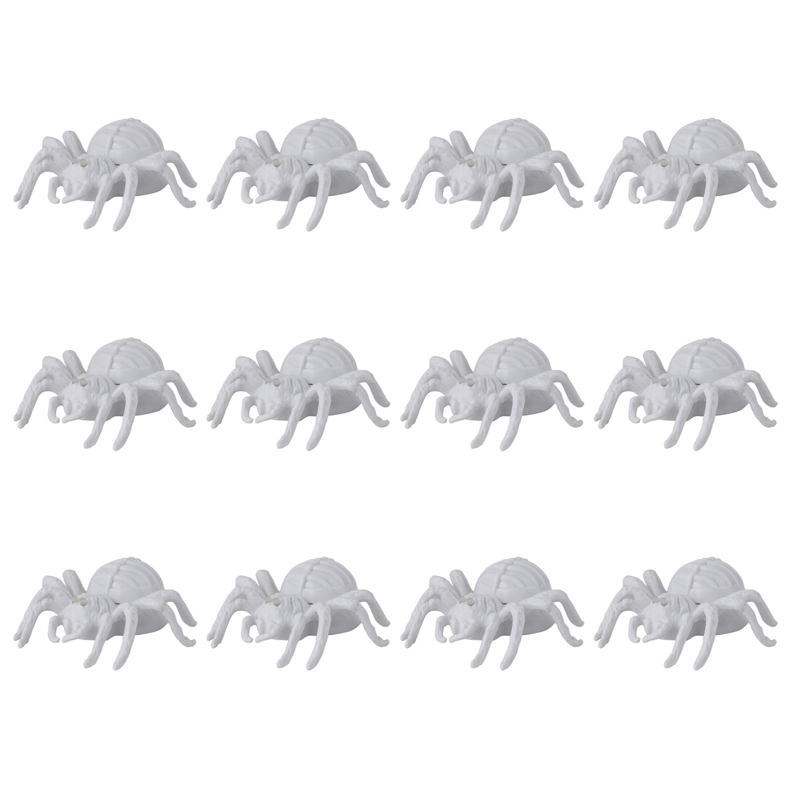 Kalttoy 12Pcs Glowing Spiders LED Light Illuminated Spiders Night Light Decoration for Table Window Home Party Decoration LED Lights