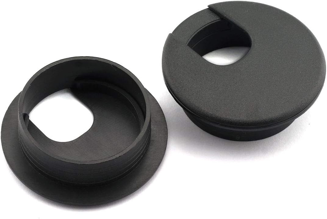 🛒 Crаzу Dеаlѕ HJ Garden 2pcs 2 inch Desk Wire Cord Cable Grommets Hole Cover for Office PC Desk Cable Cord Organizer Plastic Cover Black Exсluѕіvе Dіѕсоunt 90% Prісе HJ Garden 2pcs 2 inch Desk Wire Cord Cable Grommets Hole Cover for Office PC Desk Cable Cord Organizer Plastic Cover Black