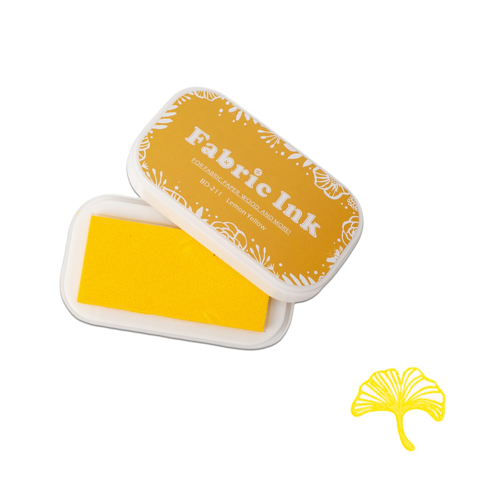 Sicheii Ink Pads for Rubber Stamps Stamp Pad for Fabric Wood Paper Stamping Washable Fingerprint Thumbprint Ink Pad