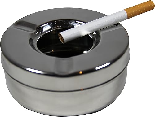 Miniatura 3 de Cenicero de 4 estribos para hombres y mujeres, duradero, hecho a mano para cigarrillos, pequeña bandeja de acero para cenizas de cigarros para