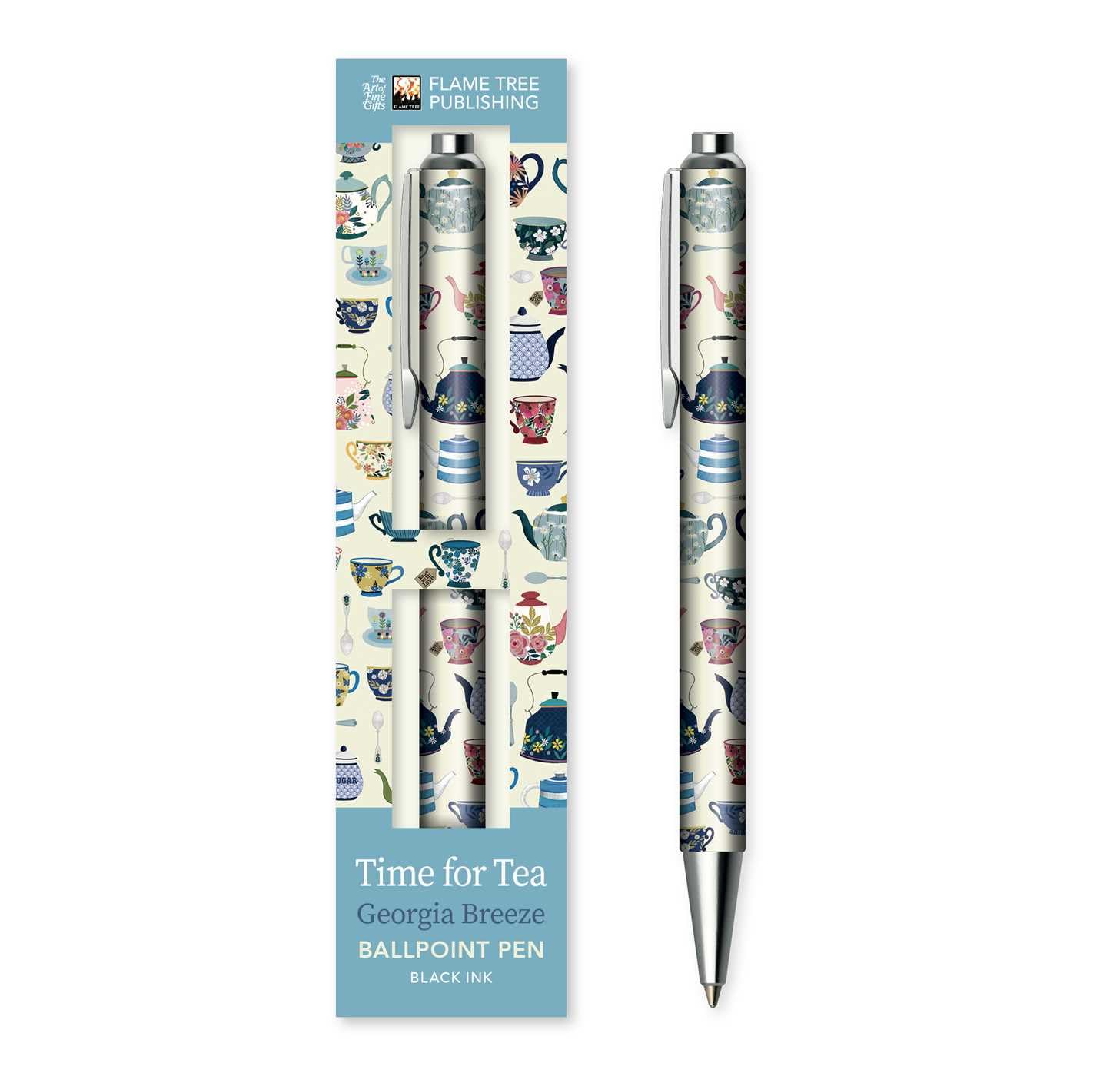 Georgia Breeze: Time for Tea Boxed Decorative Ballpoint Pen (Boxed Ballpoint Pens)