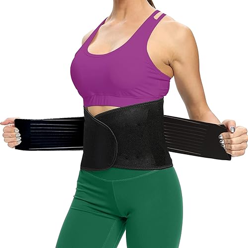 Miniatura 2 de Cinturón de neopreno para entrenamiento de cintura para mujeres y hombres, reductor de cintura, pérdida de peso, cinturones de apoyo para la
