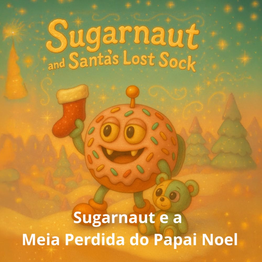 Sugarnaut e a Meia Perdida do Papai Noel: Uma doce história de Natal sobre a magia de compartilhar (sugarnaut (edição em português))