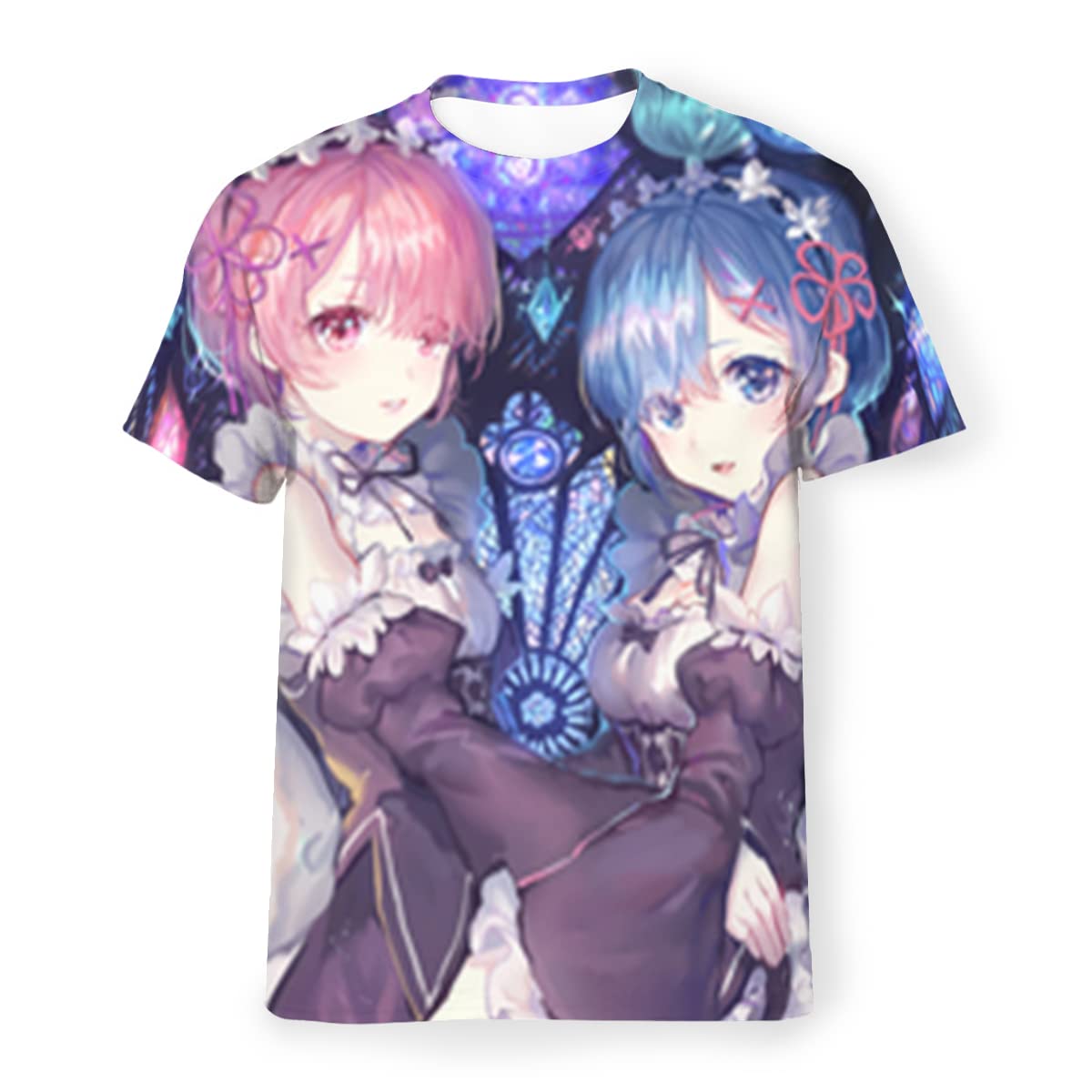 レム＆ラム　誕生日Tシャツ レム＆ラム 誕生日Tシャツ Tシャツ レム フルグラフィックT
