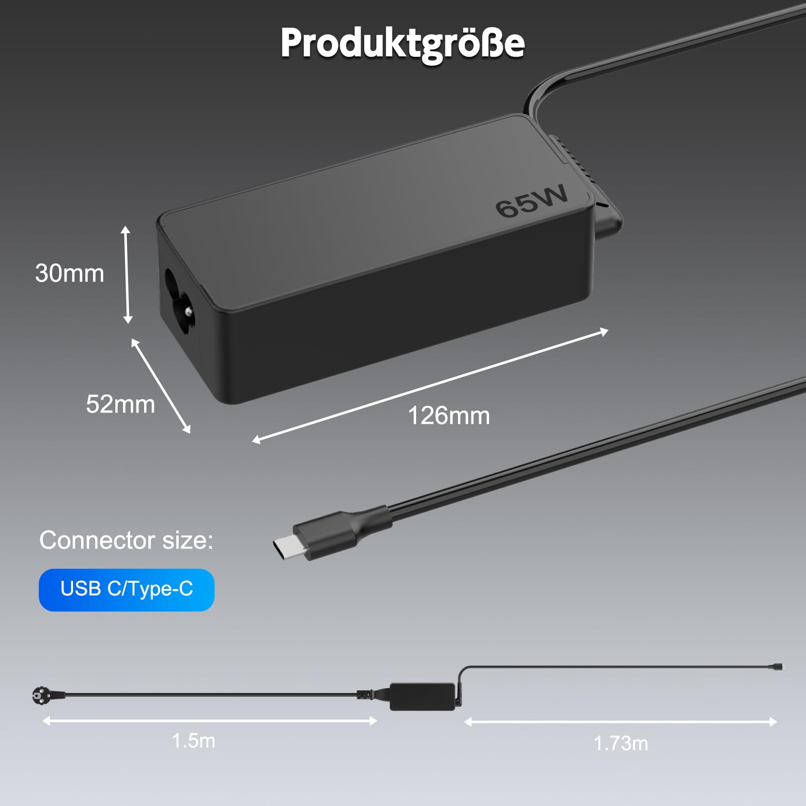 65W USB Tipo C Alimentatore per Lenovo thinkpad Yoga 720 730 910 T480 T490 T495 T580 T470 T480s T495s T590 T14 L380 L390 L480 L580 E480 E580 E590 X280 X380 X390 X395 Charger PC Portatile Adattatore