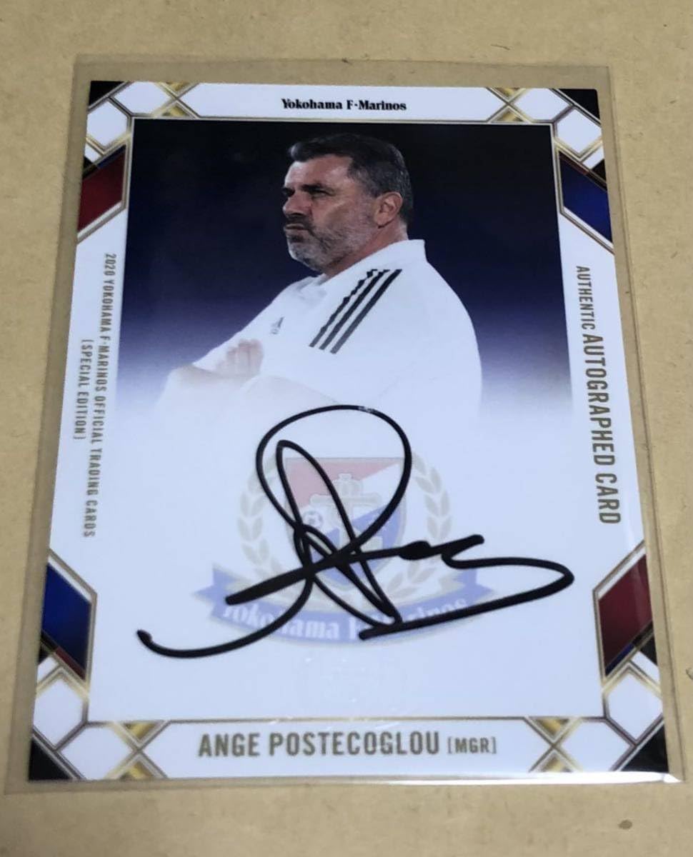 2020 Jリーグ 横浜Fマリノス ポステコグルー 直筆サインカード 2020 Jリーグ 横浜Fマリノス ポステコグルー 直筆サインカード