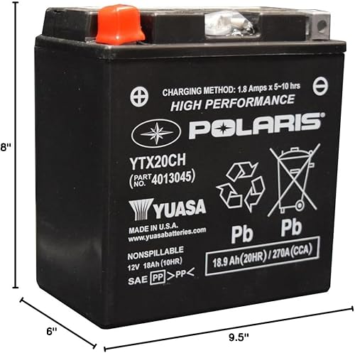 Miniatura 10 de Polaris Batería sellada sin derrames 2, parte 4013045