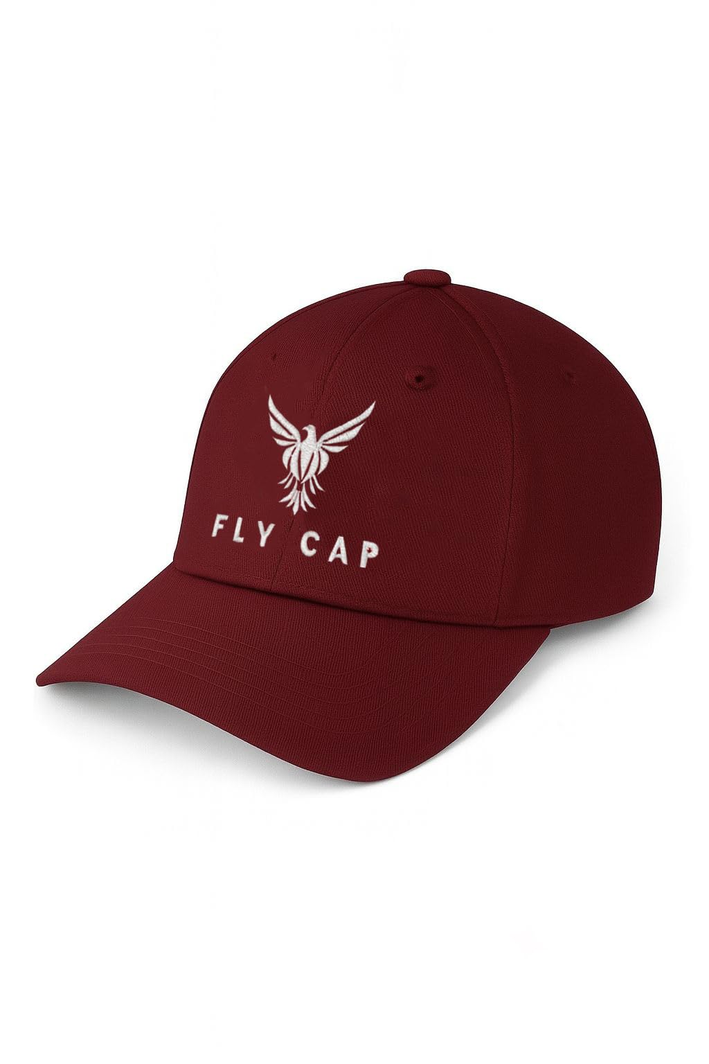 Fly Unisex Sports Cap for Men & Women | Adjustable Strapback | Breathable Gym Cap with Sun Protection Maroon-image-40