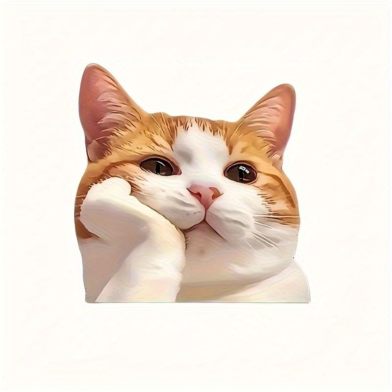 HAfgDJ Cartoon Cat Stickers Suitable for Bumpers, Trucks, Notebooks Motorcycle