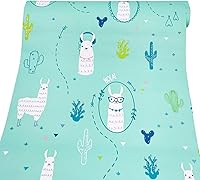 Vista 2 de Revestimiento de estante de alpaca cactus, autoadhesivo, impermeable, para cajón, protege la superficie de la pared de los muebles, tronco