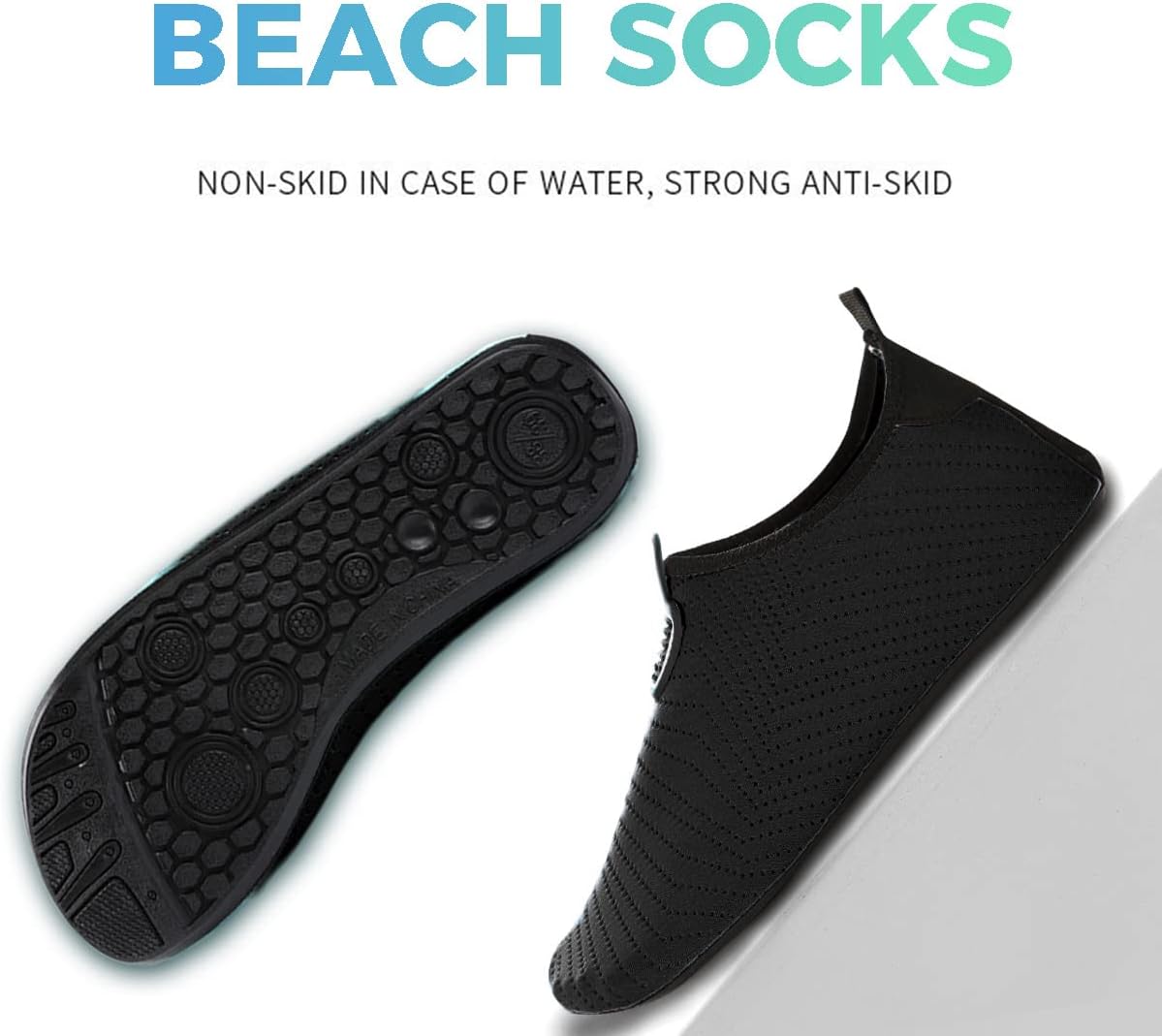 Water Shoes Womens Mens Outdoor Quick Dry Unisex Sports Aqua Shoes for Beach Diving Snorkeling Surfing image 4
