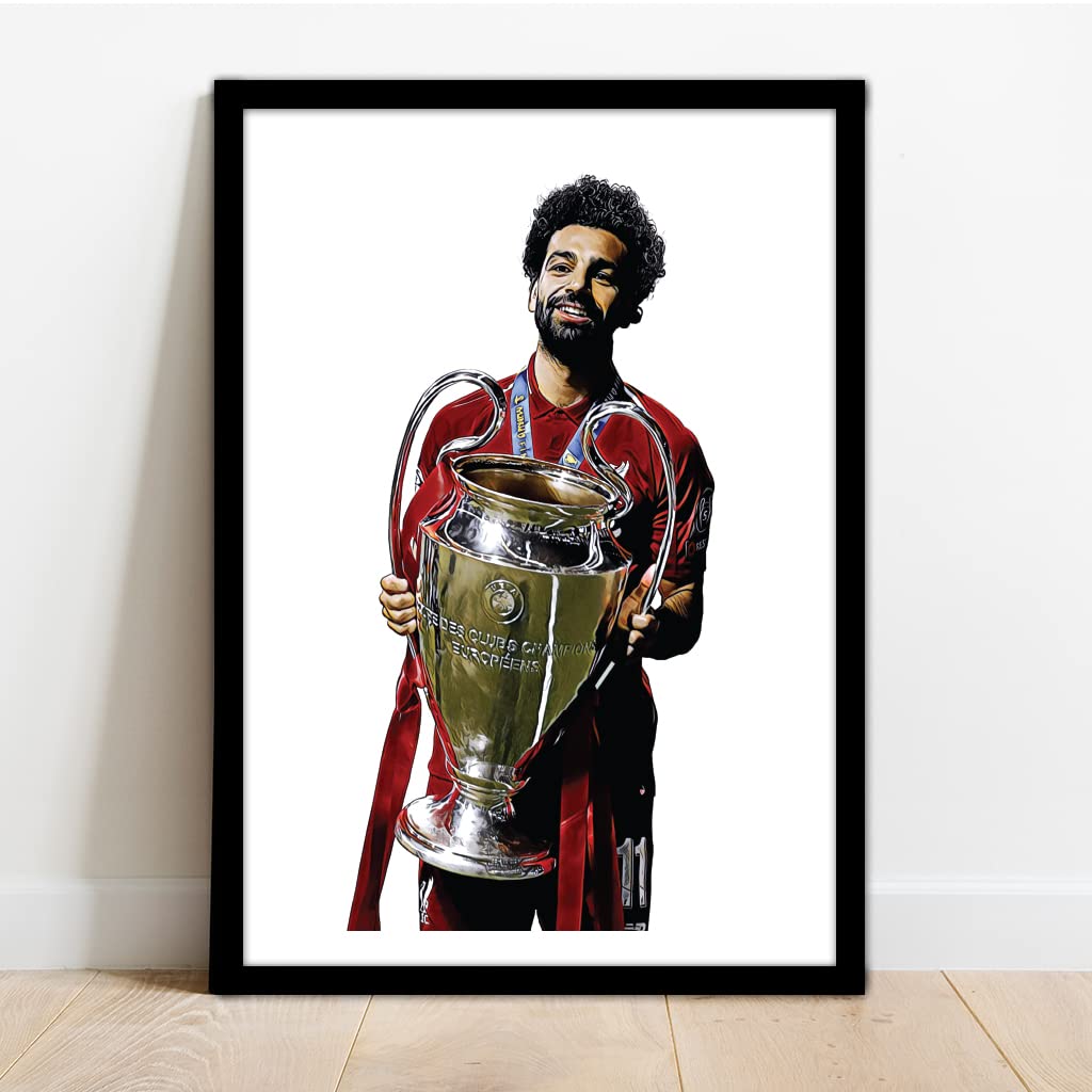 Liverpool - MO Salah Framed Illustration Print Poster